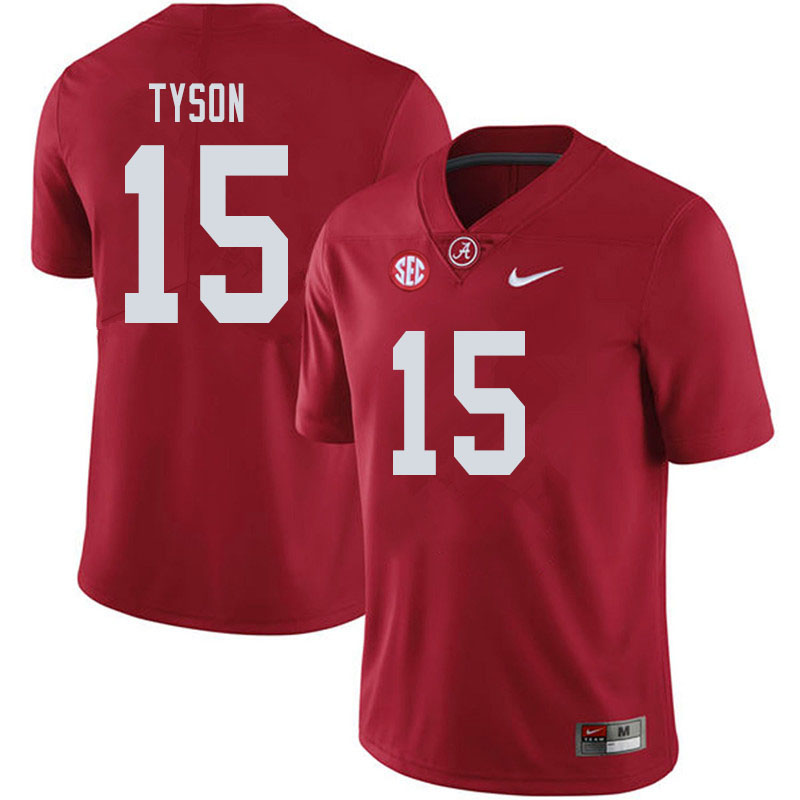 Men #15 Paul Tyson Alabama Crimson Tide College Football Jerseys Sale-Crimson - Click Image to Close